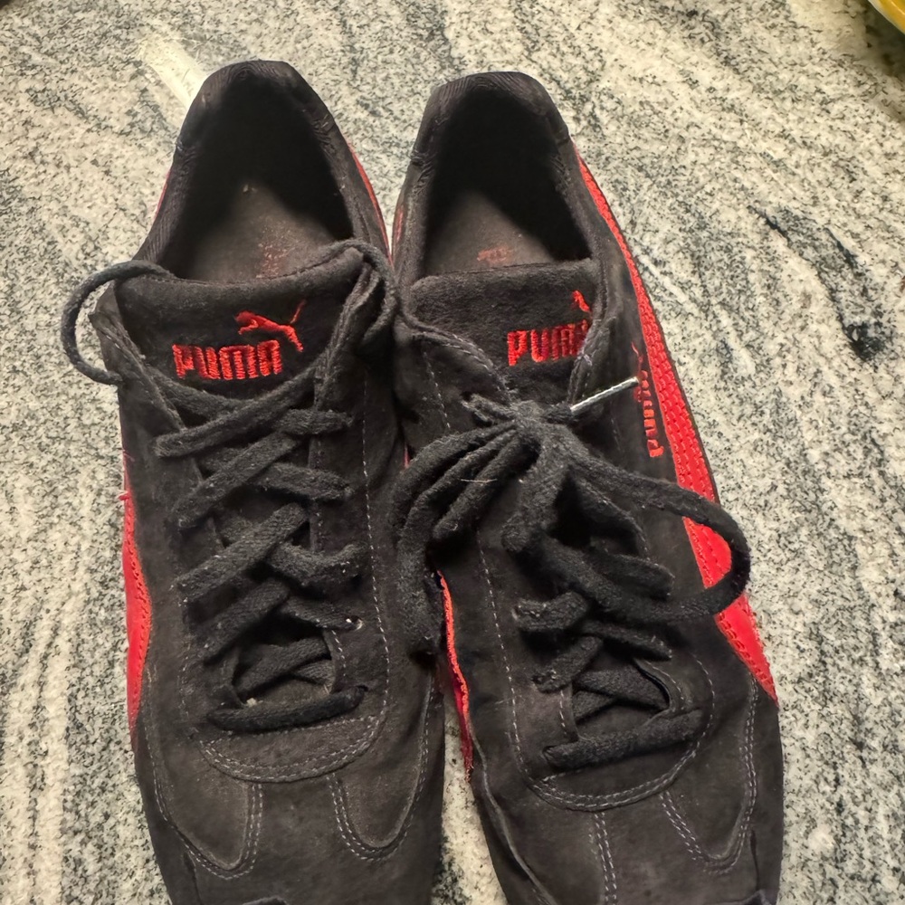 Puma Speedcat Ferrari Men's Suede Athletic Sneakers - Picture 6 of 12
